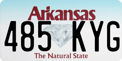 AR license plate 485KYG
