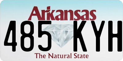 AR license plate 485KYH