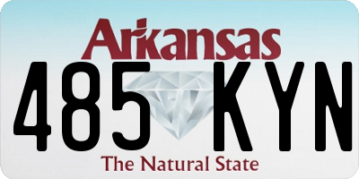 AR license plate 485KYN