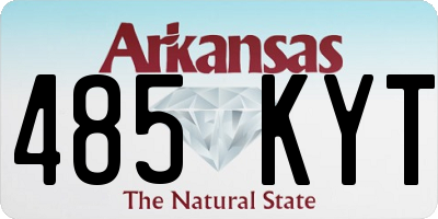 AR license plate 485KYT