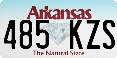 AR license plate 485KZS