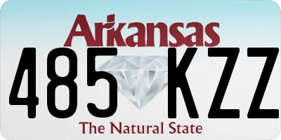 AR license plate 485KZZ