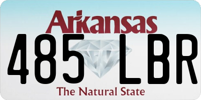 AR license plate 485LBR