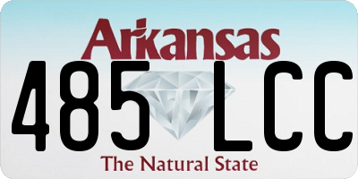 AR license plate 485LCC