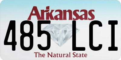 AR license plate 485LCI