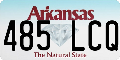 AR license plate 485LCQ