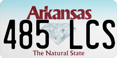 AR license plate 485LCS