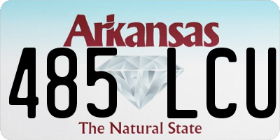 AR license plate 485LCU