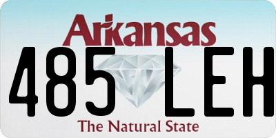 AR license plate 485LEH