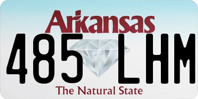 AR license plate 485LHM