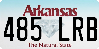 AR license plate 485LRB