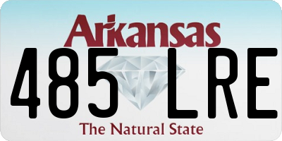 AR license plate 485LRE