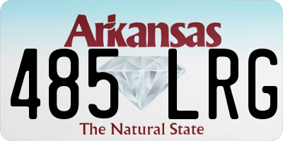 AR license plate 485LRG