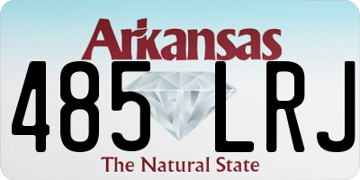 AR license plate 485LRJ