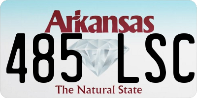 AR license plate 485LSC