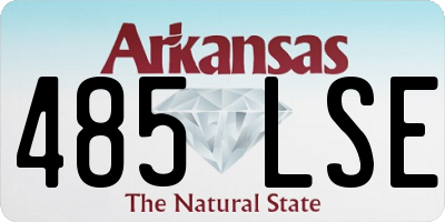 AR license plate 485LSE