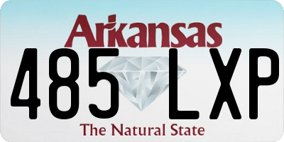 AR license plate 485LXP