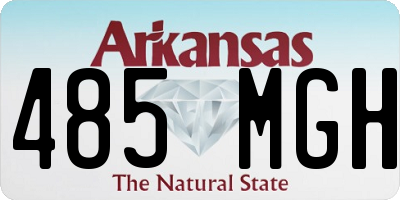 AR license plate 485MGH