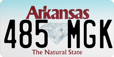 AR license plate 485MGK