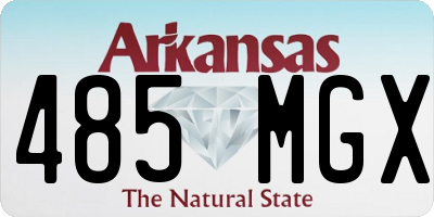 AR license plate 485MGX