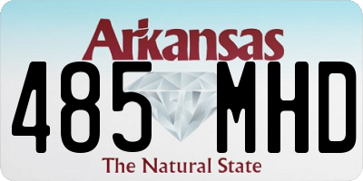 AR license plate 485MHD