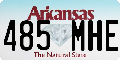 AR license plate 485MHE