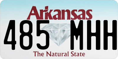 AR license plate 485MHH