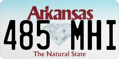 AR license plate 485MHI