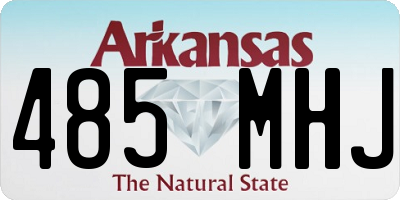 AR license plate 485MHJ