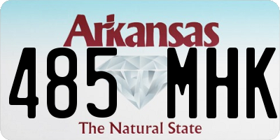 AR license plate 485MHK