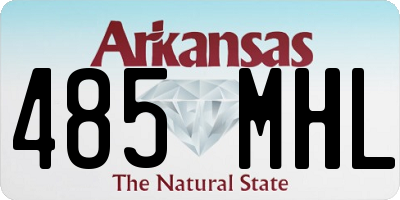 AR license plate 485MHL