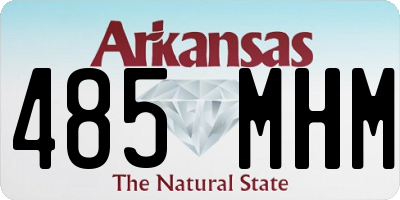 AR license plate 485MHM