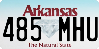 AR license plate 485MHU
