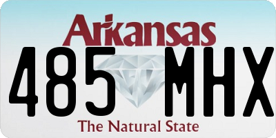 AR license plate 485MHX