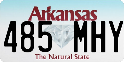 AR license plate 485MHY