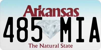 AR license plate 485MIA