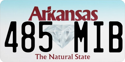 AR license plate 485MIB