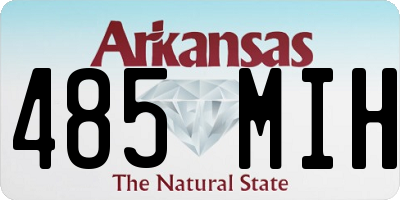 AR license plate 485MIH