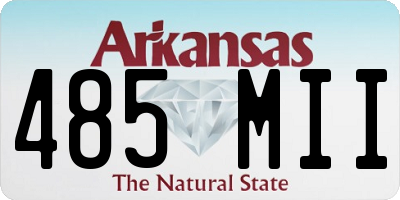 AR license plate 485MII
