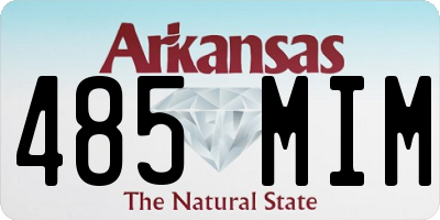 AR license plate 485MIM