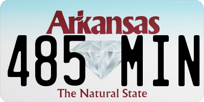 AR license plate 485MIN
