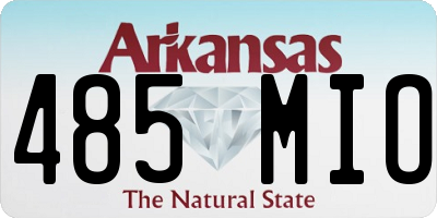 AR license plate 485MIO