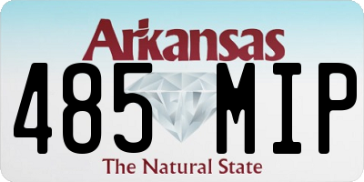 AR license plate 485MIP