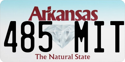 AR license plate 485MIT