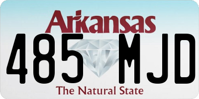 AR license plate 485MJD