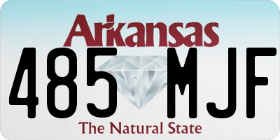 AR license plate 485MJF