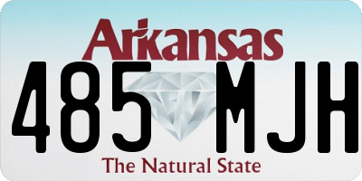AR license plate 485MJH