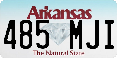 AR license plate 485MJI