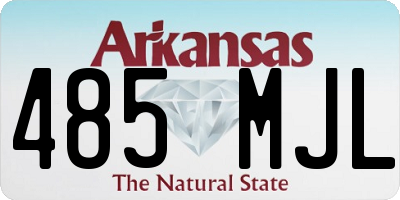 AR license plate 485MJL