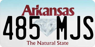AR license plate 485MJS